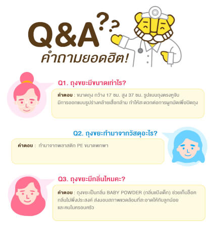ถุงขยะเก็บผ้าอ้อมกลิ่นแป้งเด็ก BABY TATTOO 1 กล่อง_9